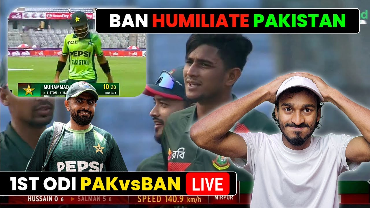 🔴PAKvsBAN LIVE | Bangladesh Ka Big Attack🔥 Babar Ke Bina Pakistan Bekaar