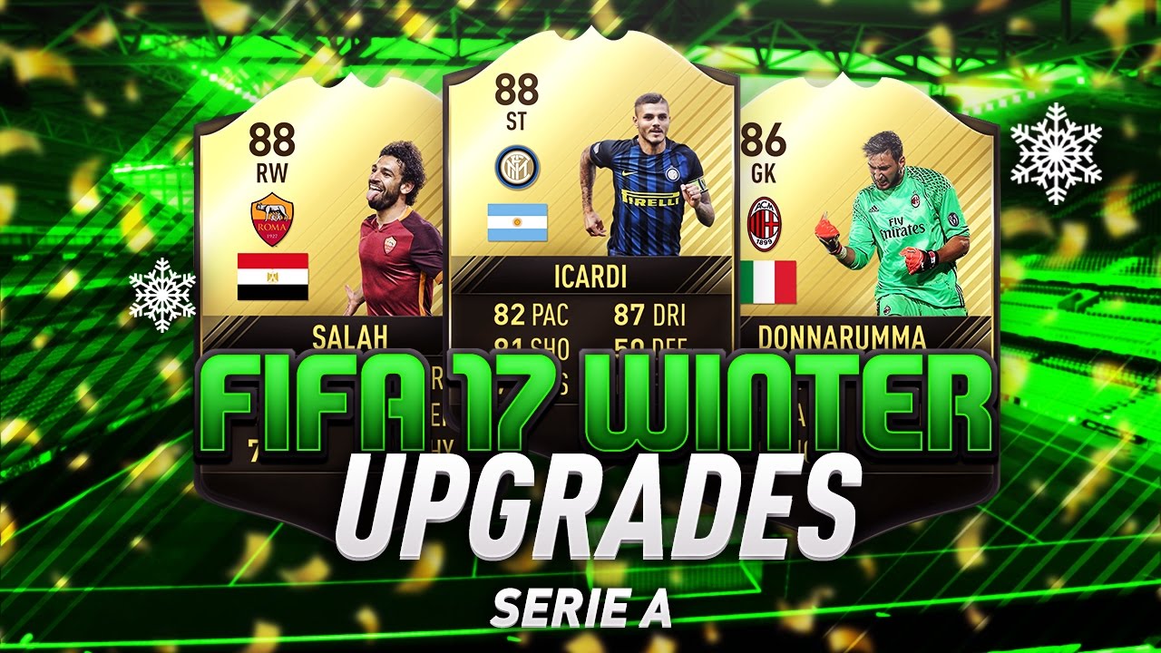 FIFA 17 *NEW* WINTER UPGRADES - SERIE A FT ICARDI, SALAH, DONNARUMMA & MORE  - MAKE INSANE PROFIT