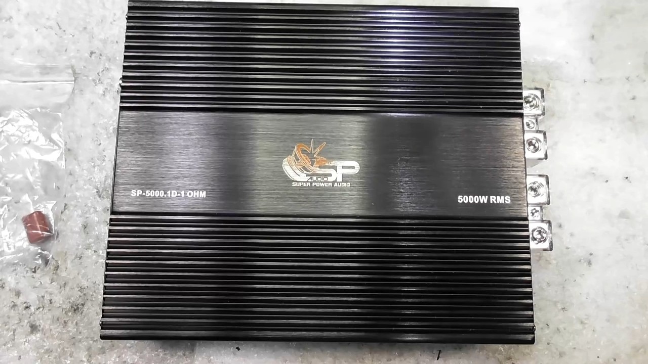 RV-ELECTRONIC - Réparation d'un Ampli SP Audio SP-5000.1D 1ohm