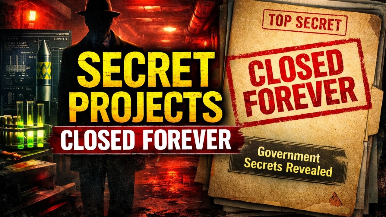 Секретные правительственные проекты, которые были навсегда закрыты.