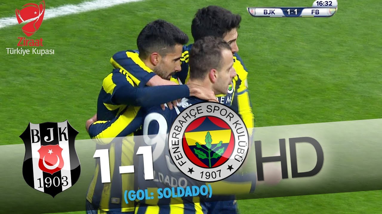 Beşiktaş: 1 - Fenerbah&ccedil;e: 1 | Gol: Soldado