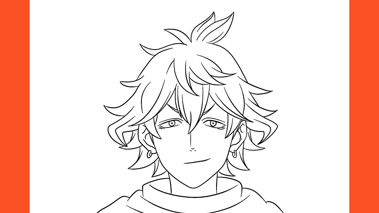 How To Draw Finral (Black Clover)