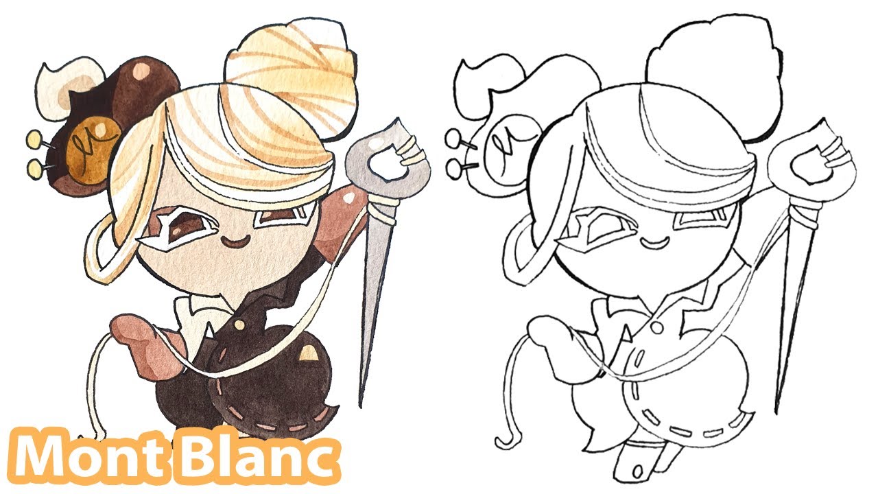 How to draw Mont Blanc | Cookie Run Kingdom