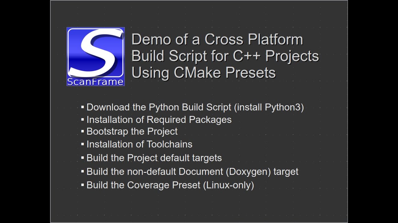 Python cross-platform build script for CMake projects on Linux/Docker