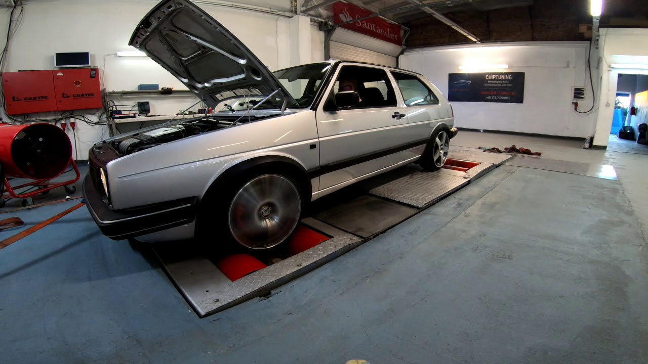 GOLF 2 VR6 auf dem Allrad-Leistungsprüfstand bei RMT-TUNING Arneburg