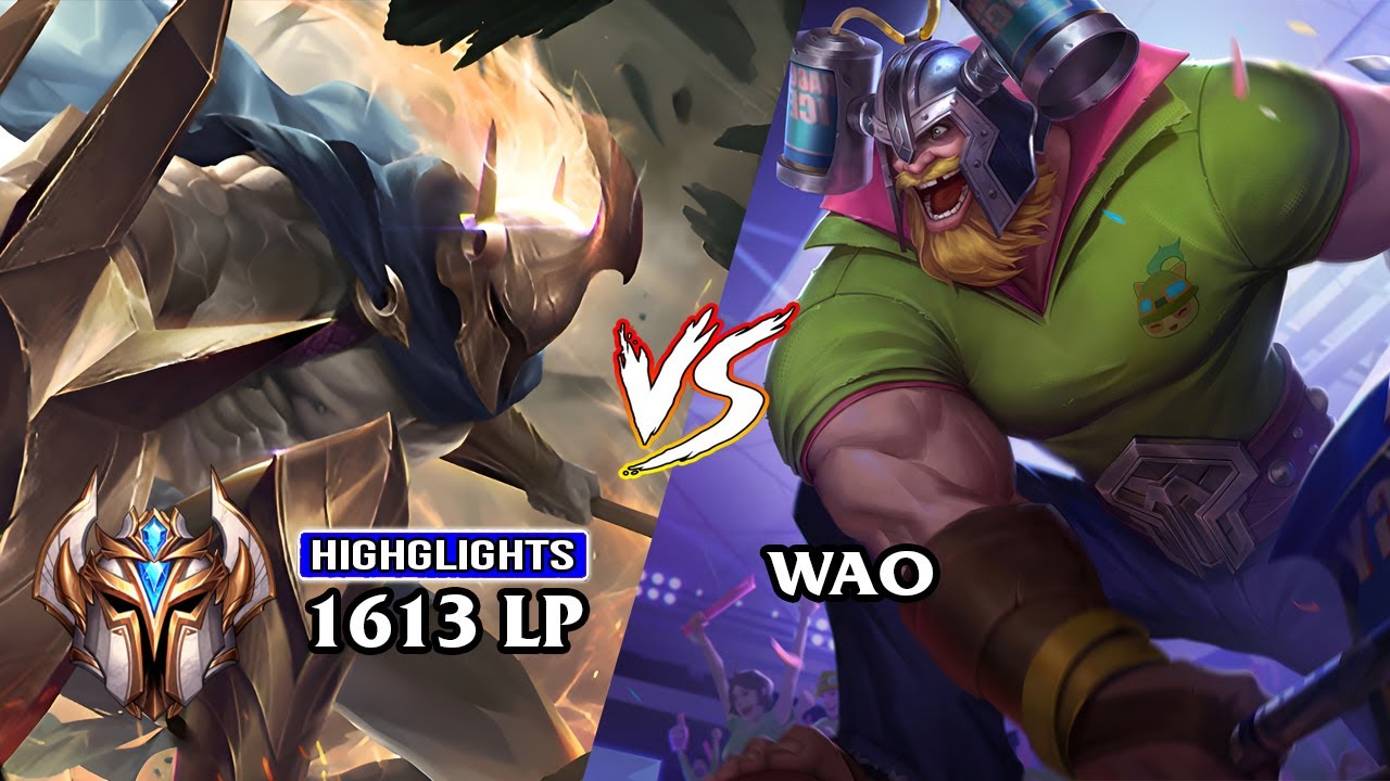 [EUW] 13.6 - CHALLENGER PANTHEON ''Nemesis'' vs CHALLENGER OLAF ''Wao'' - TopLane Kingdom