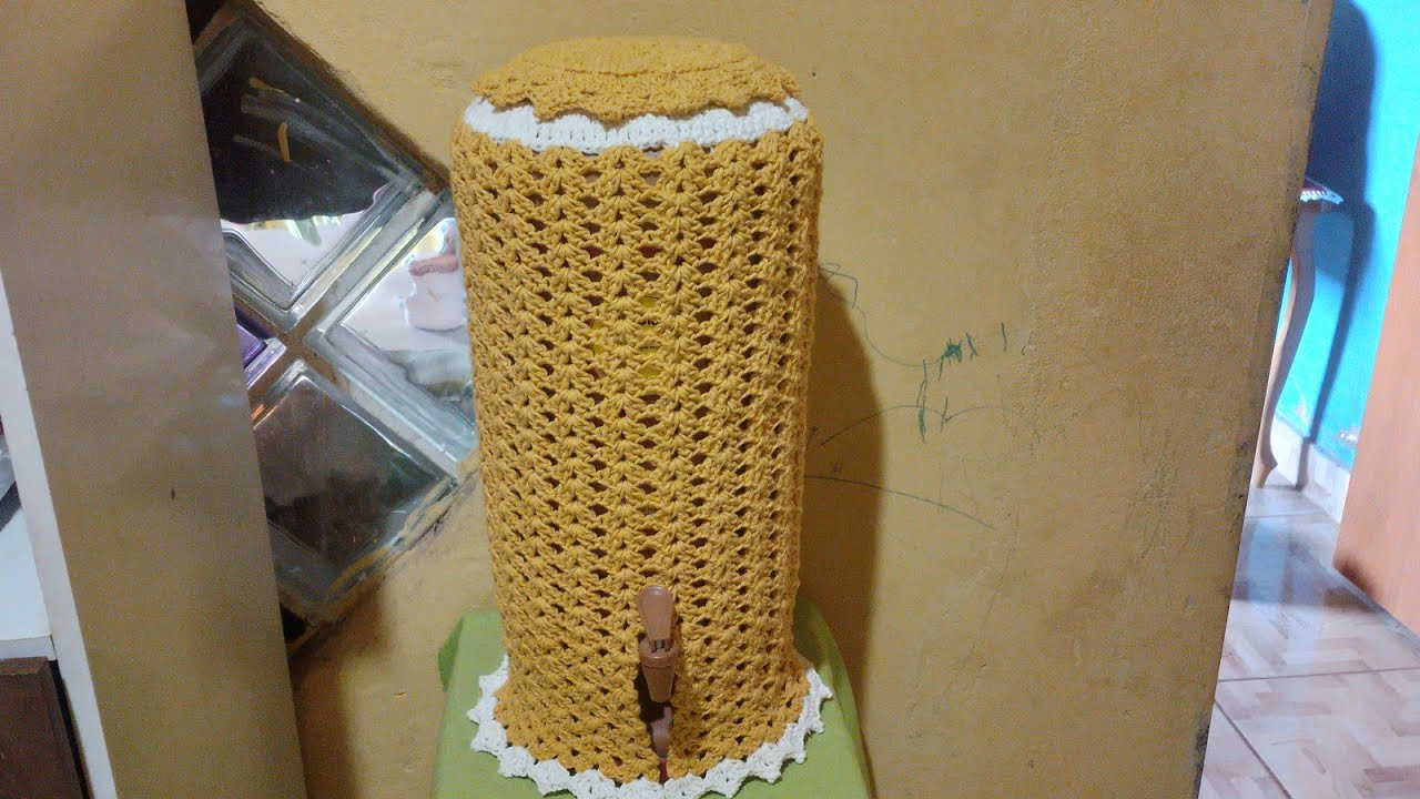 CAPA PARA FILTRO DE BARRO DE 6 LITROS E UMA VELA.PASSO A PASSO.