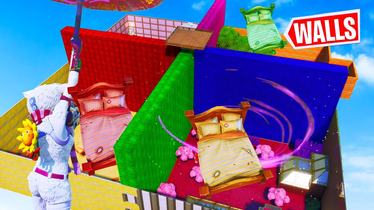 *SPANNEND* THE WALLS + BEDWARS in Fortnite (zu krank) mit @odumanpique