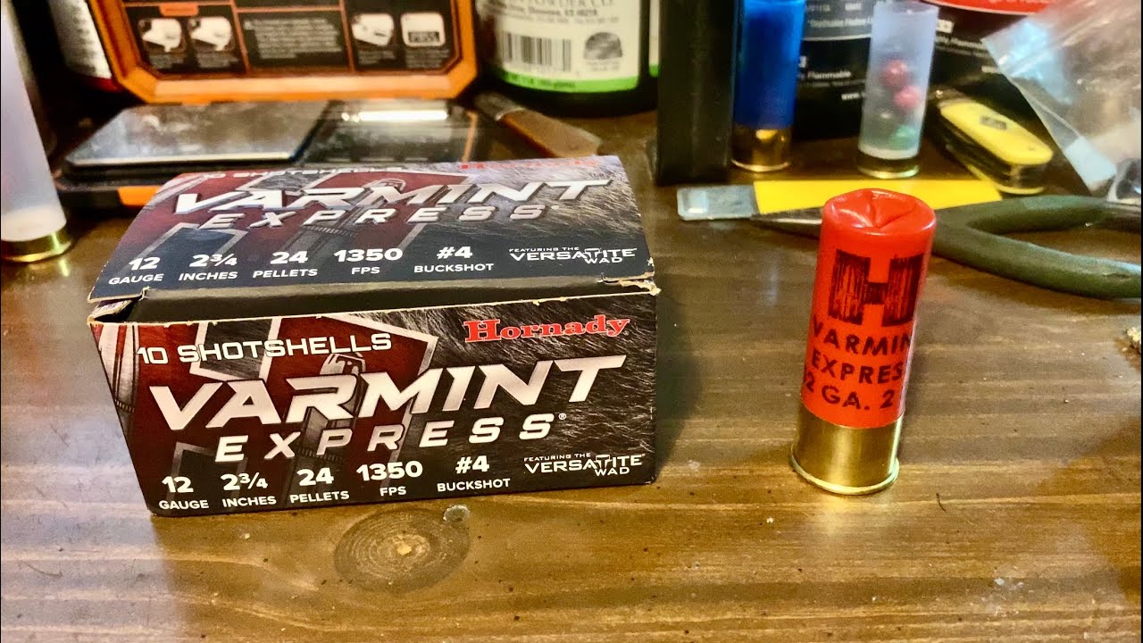 Hornady 12 Gauge 2.75” Varmint Express #4 Buck - Breakdown