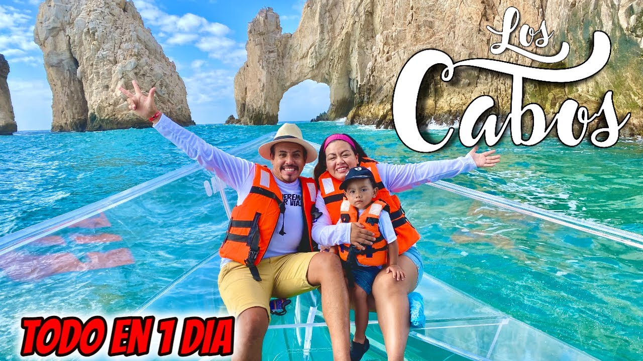 Los Cabos, qué hacer en 1 SOLO DÍA ✅ SNORKEL, PLAYA, ARCO, LANCHA TRANSPARENTE 🔴 Tour ÚNICO WOW 😱