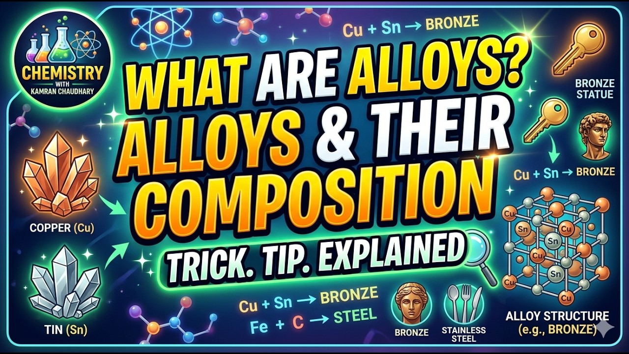 alloys and their composition | what are alloys in chemistry | basic concepts series | in urdu/hindi