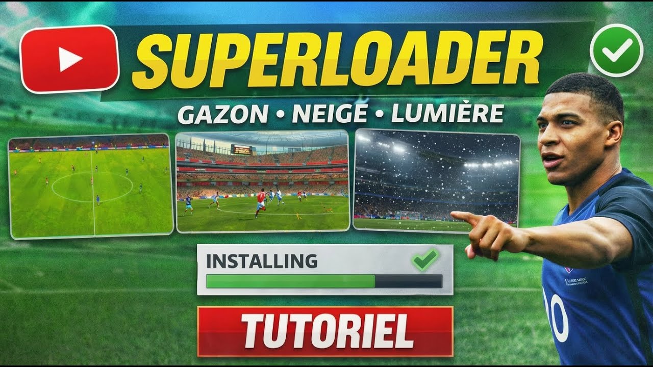 Comment installer les SuperLoader sur PES 2017 (gazon, Pelouse ...)