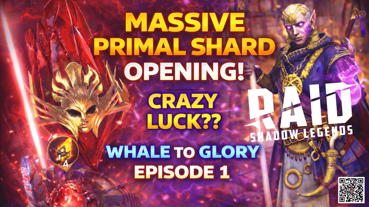 MASSIVE PRIMAL SHARD SUMMONING! | Lucky Summons?? | Whale to Glory Episode 1 | Raid Shadow Legends