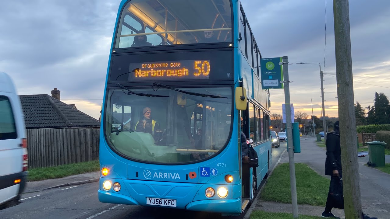 Withdrawn! Arriva Midlands 4771 (YJ56 KFC) Route 50
