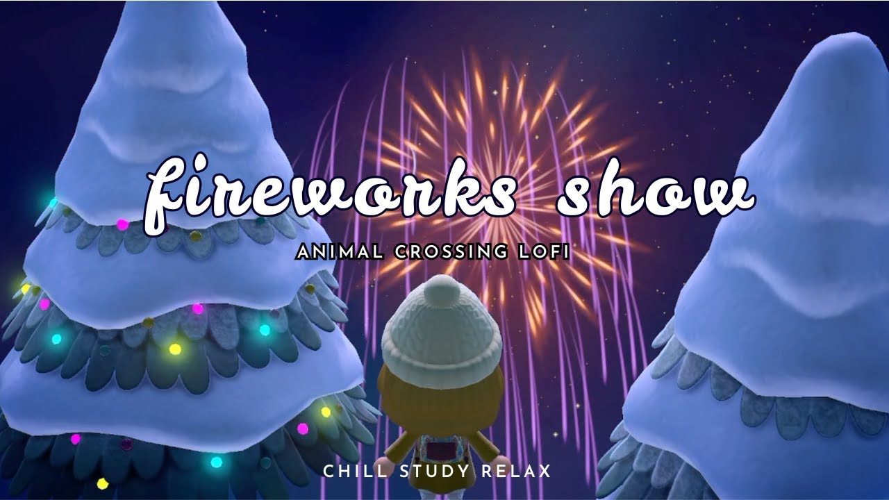 🎉 Fireworks  show 🎉 | Animal Crossing Jazz | relax and chill