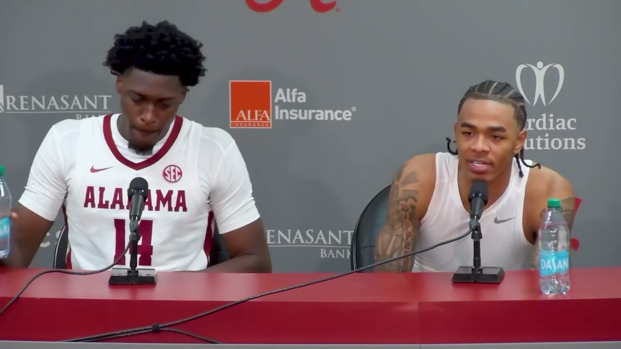 Watch Alabama's Charles Bediako and LeBaron Philon, Tennessee Post Game Press Conference