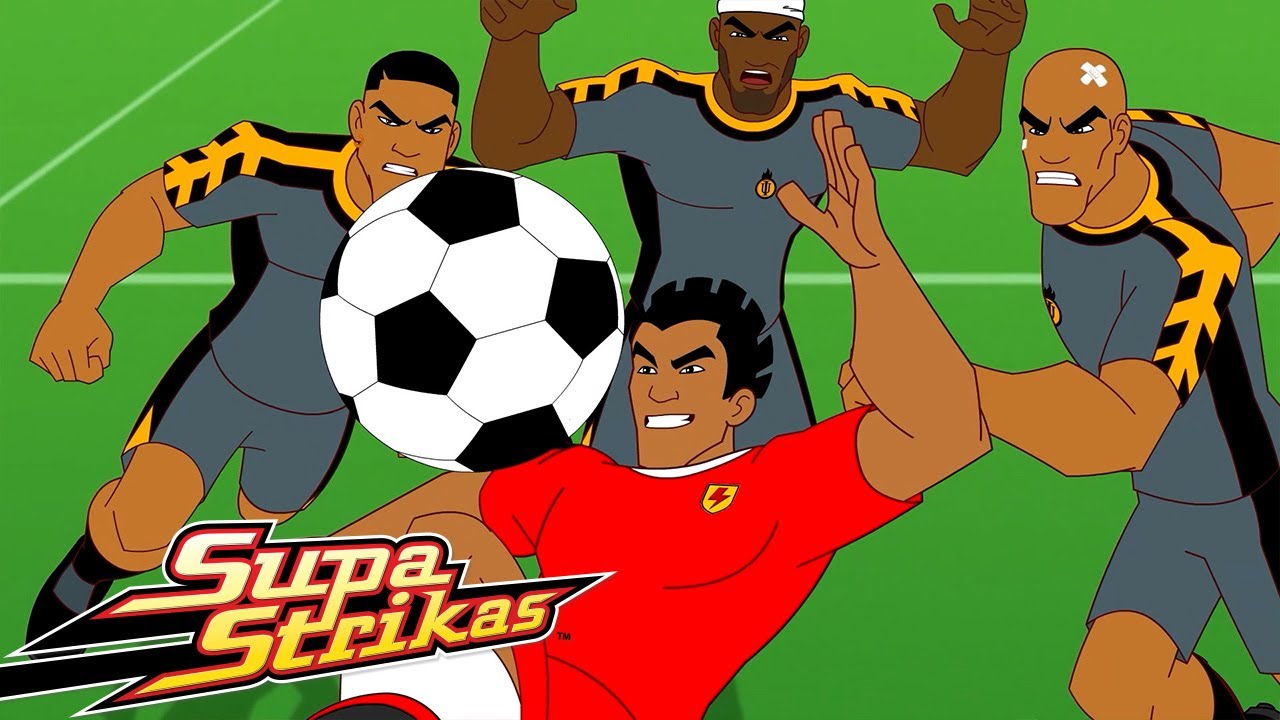 The Men in Red ⚽ SUPA STRIKAS | Super Kids Cartoons & Songs | Moonbug Kids - Play and Goal Club