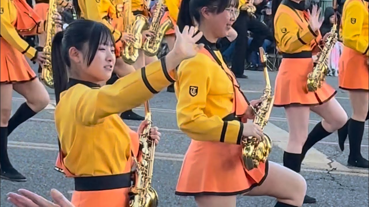Rose Parade 2025 Kyoto Tachibana senior high school band