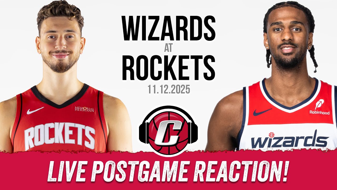 Houston Rockets vs Washington Wizards Postgame | Reed Sheppard continues to rise!