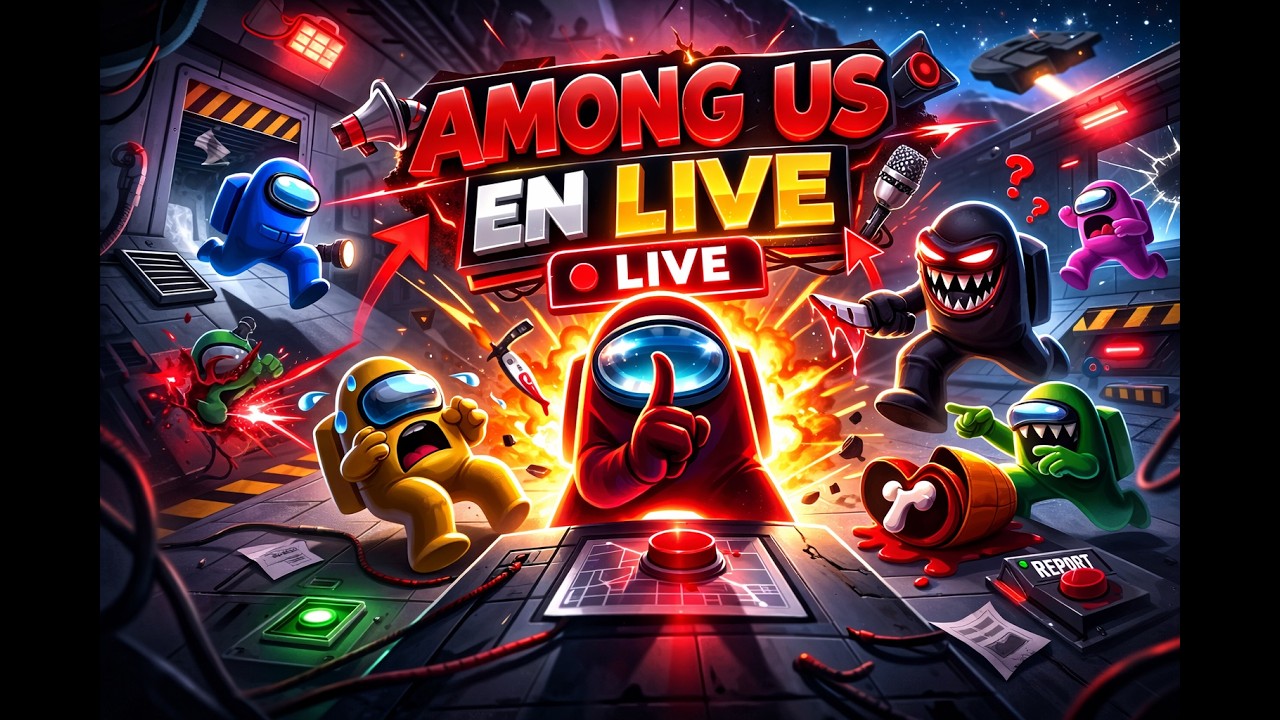 LIVE AMONG US  , Venez jouer avec nous (08/03)