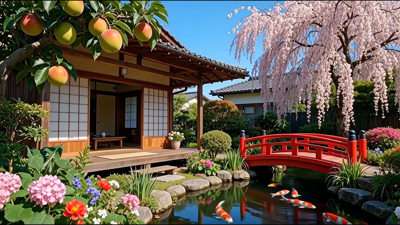 Stress Relief Music 🌿 Zen Garden Harmony 🎶 1 House of Beautiful Relaxing Music