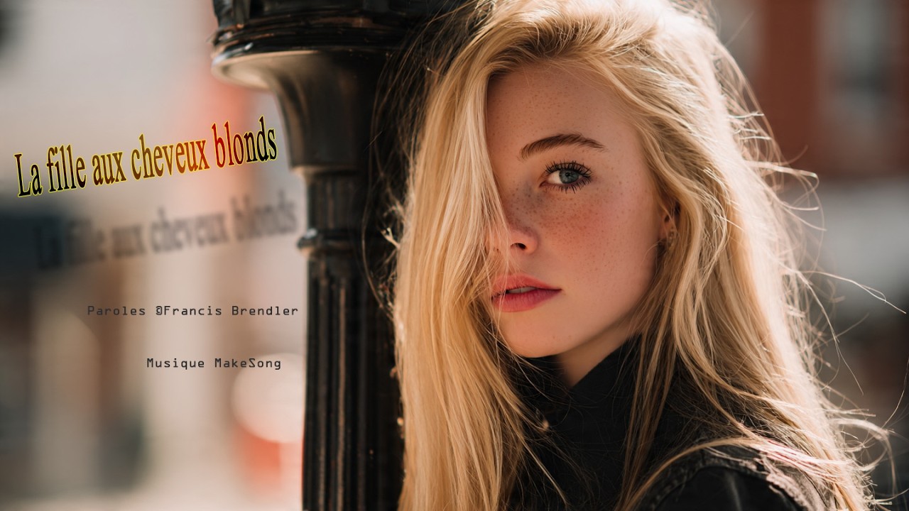 La fille aux cheveux blonds