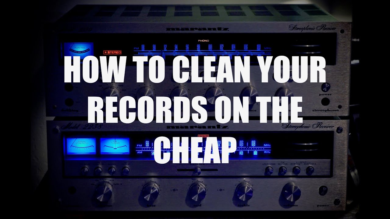 I DON'T KNOW STUFF - How To Clean Your Records at Home Affordably and Effectively (RECIPE INCLUDED)