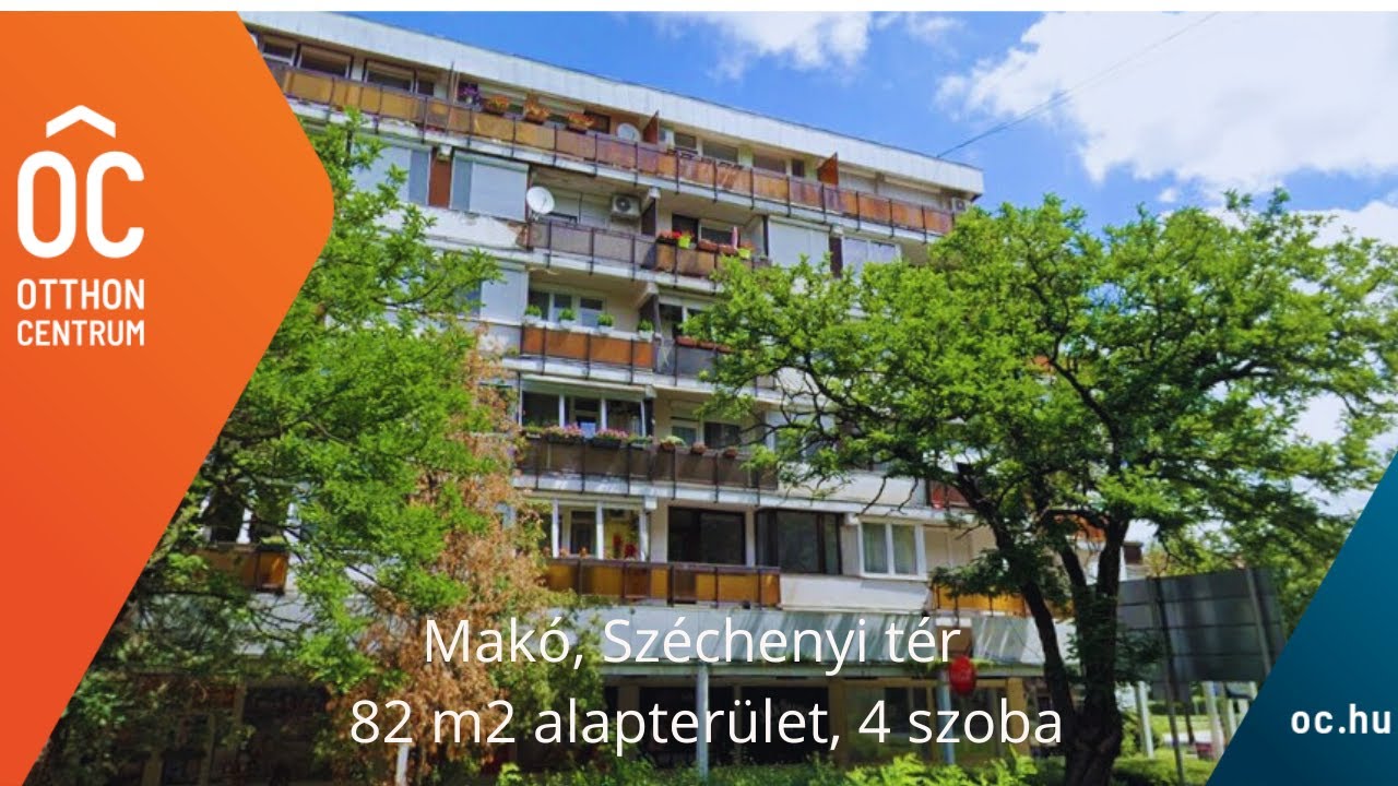 ️ Ritka lehetőség Makó szívében! 4 szobás lakás eladó liftes házban