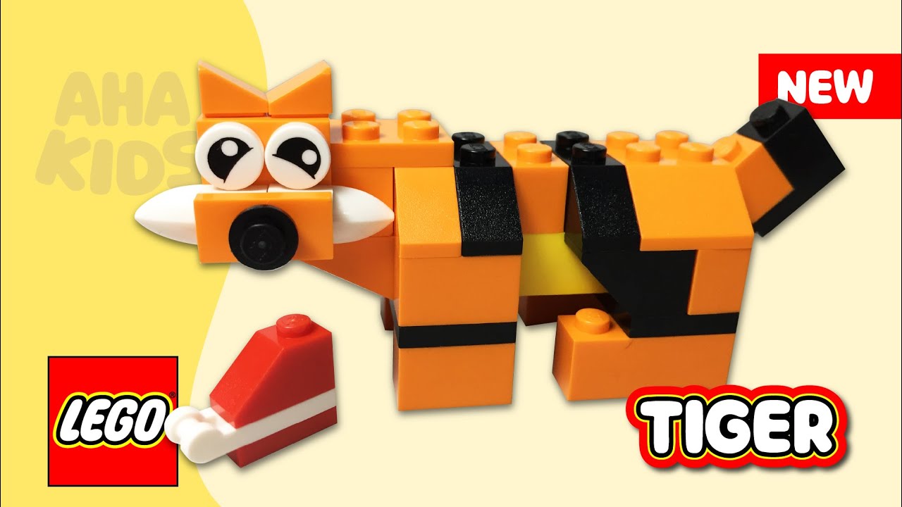 Lego Tiger Building Instructions - Lego Classic 10696 — #StayHome and play #WithMe