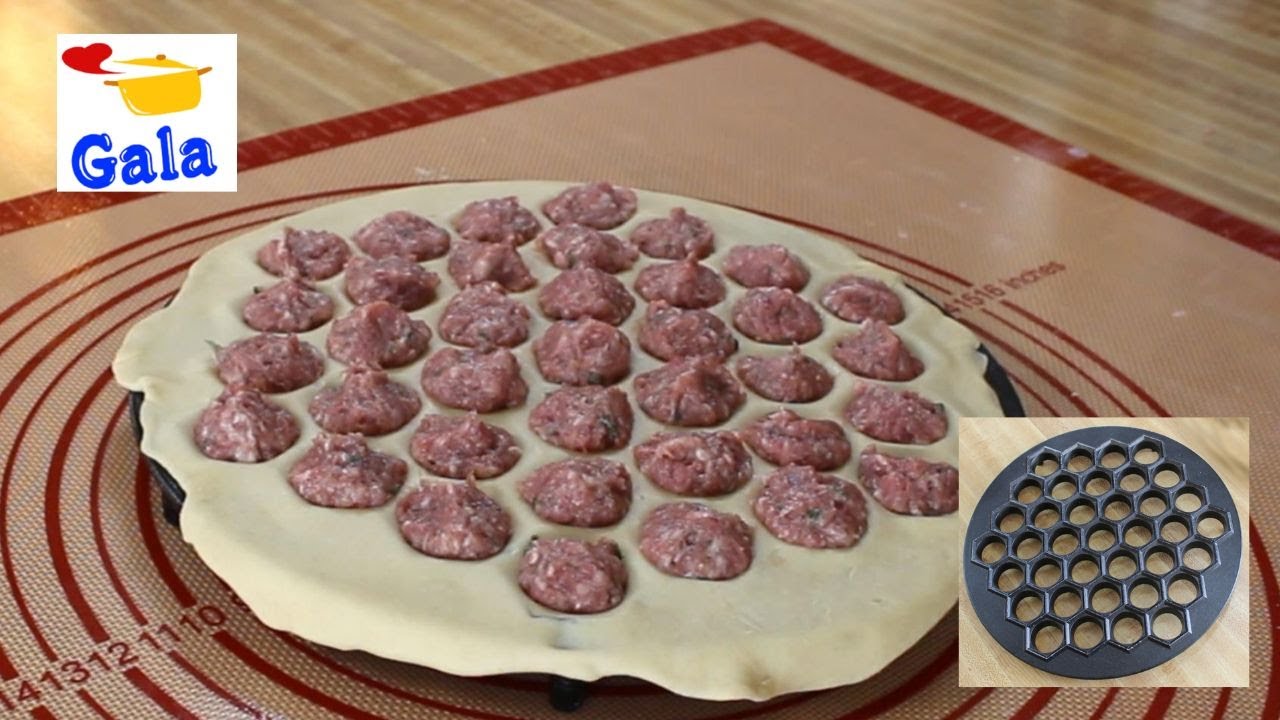 Как использовать форму для пельменей или клецок + Простой рецепт домашних пельменей