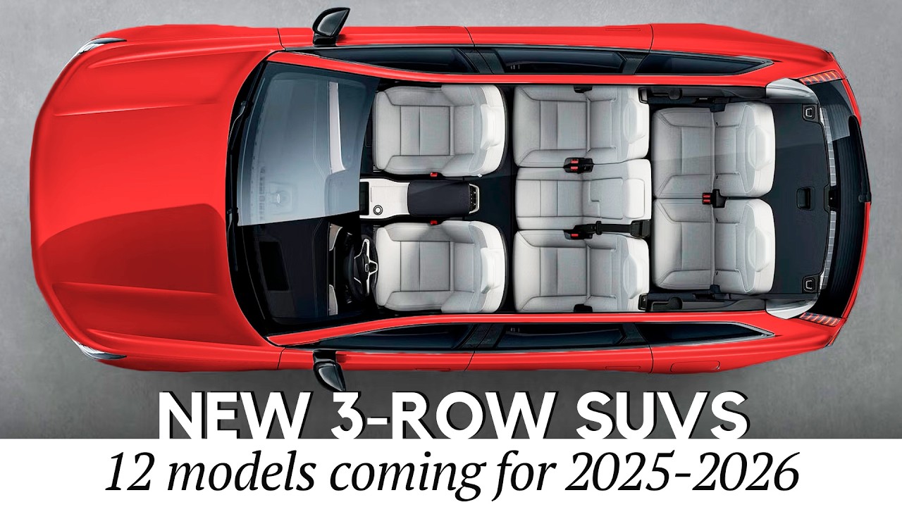 12 Newest 3-Row SUVs with EV Power for 2025-2026 (Interior & Exterior Walkaround)