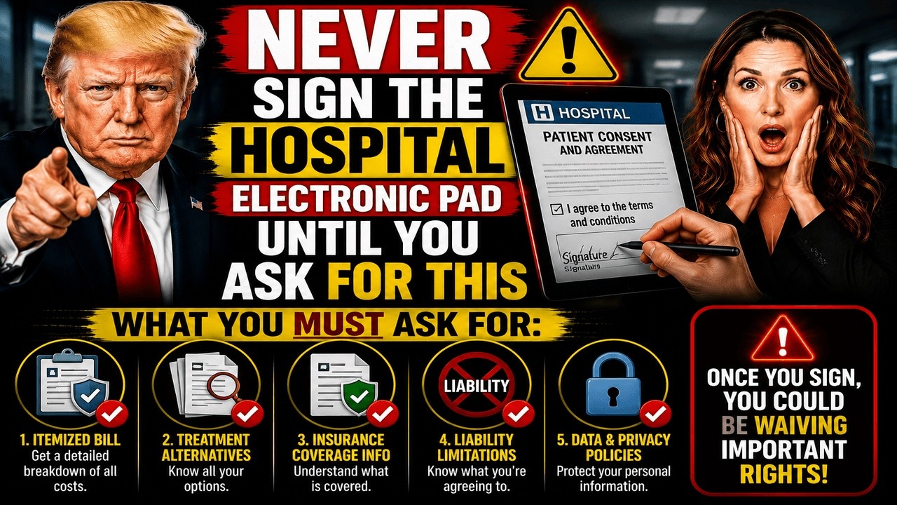 Never Sign the Hospital Electronic Pad Until You Ask For This
