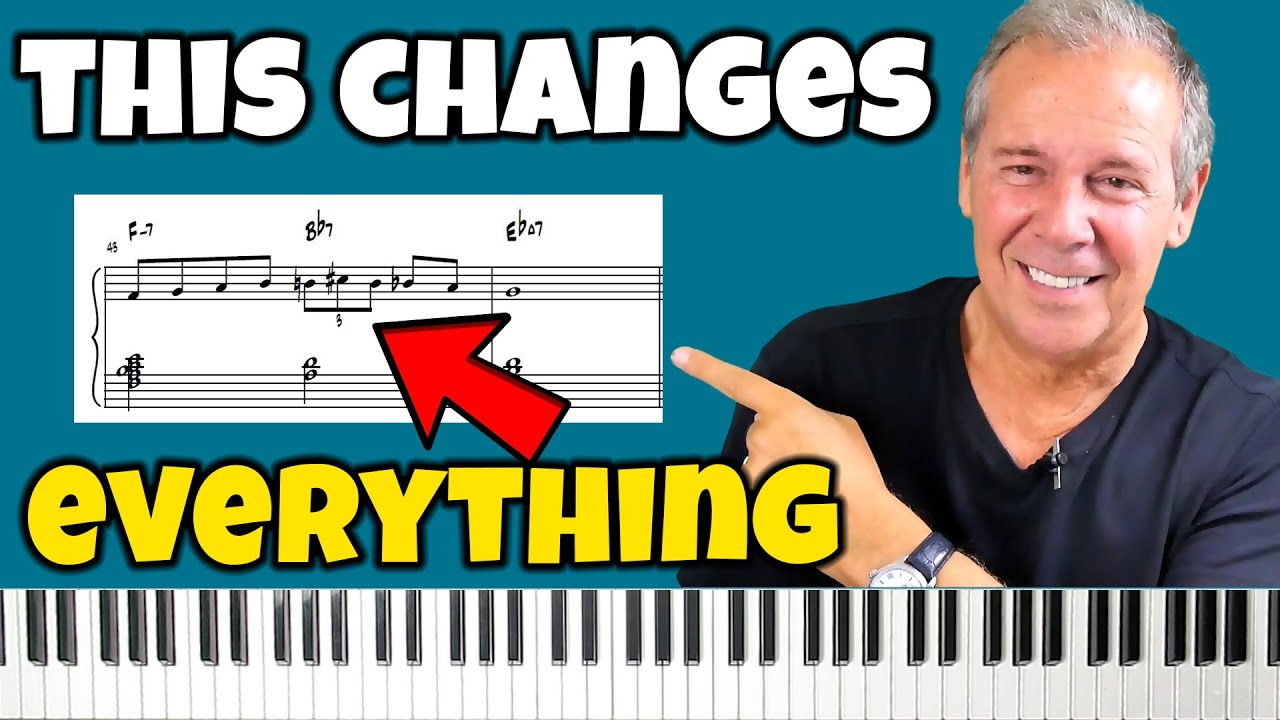 If Your Bebop Piano Solos Use Only 8th Notes, You Need to Watch This!