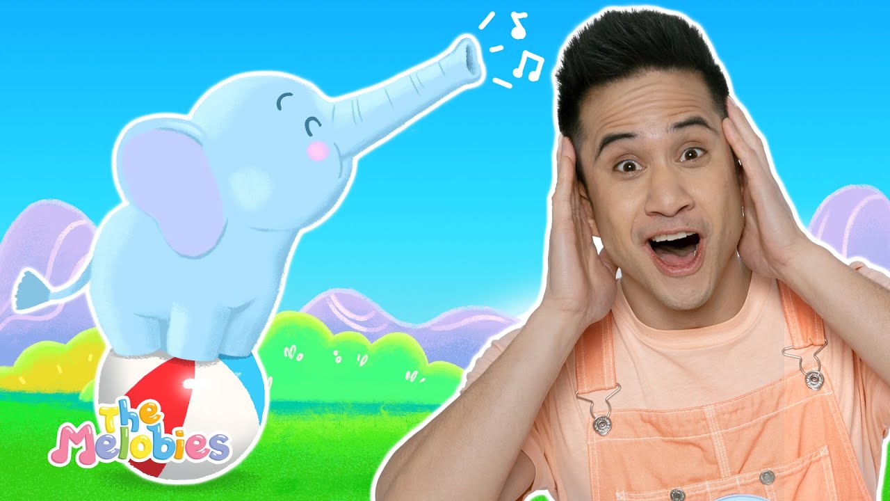 Baby Elephant and Animal Song | Sing-a-long with Friends | #melobies #interactivelearning #preschool