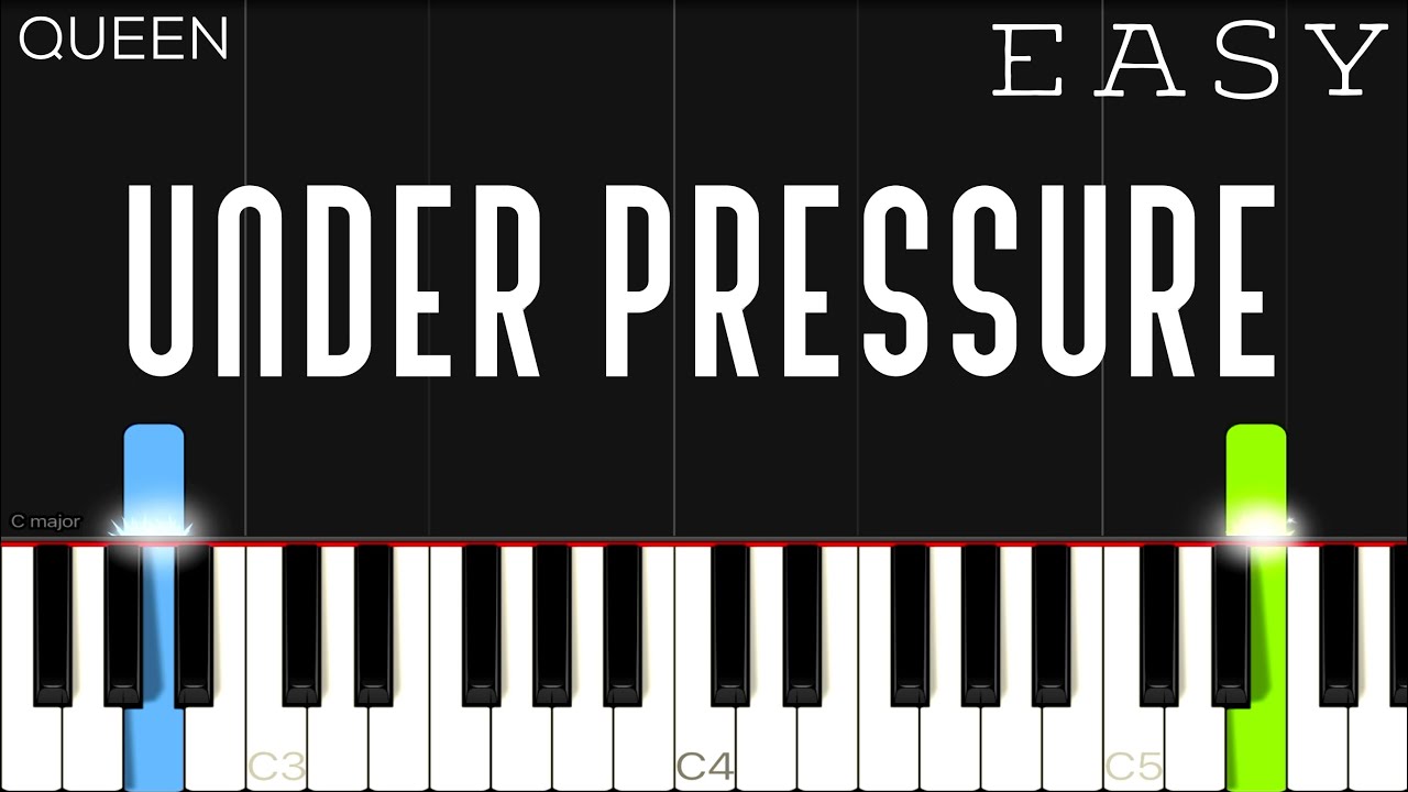 Queen - Under Pressure | EASY Piano Tutorial