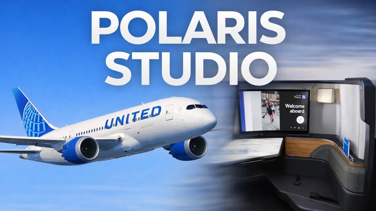 INAUGURAL United Elevated 787 Flight in Polaris Studio