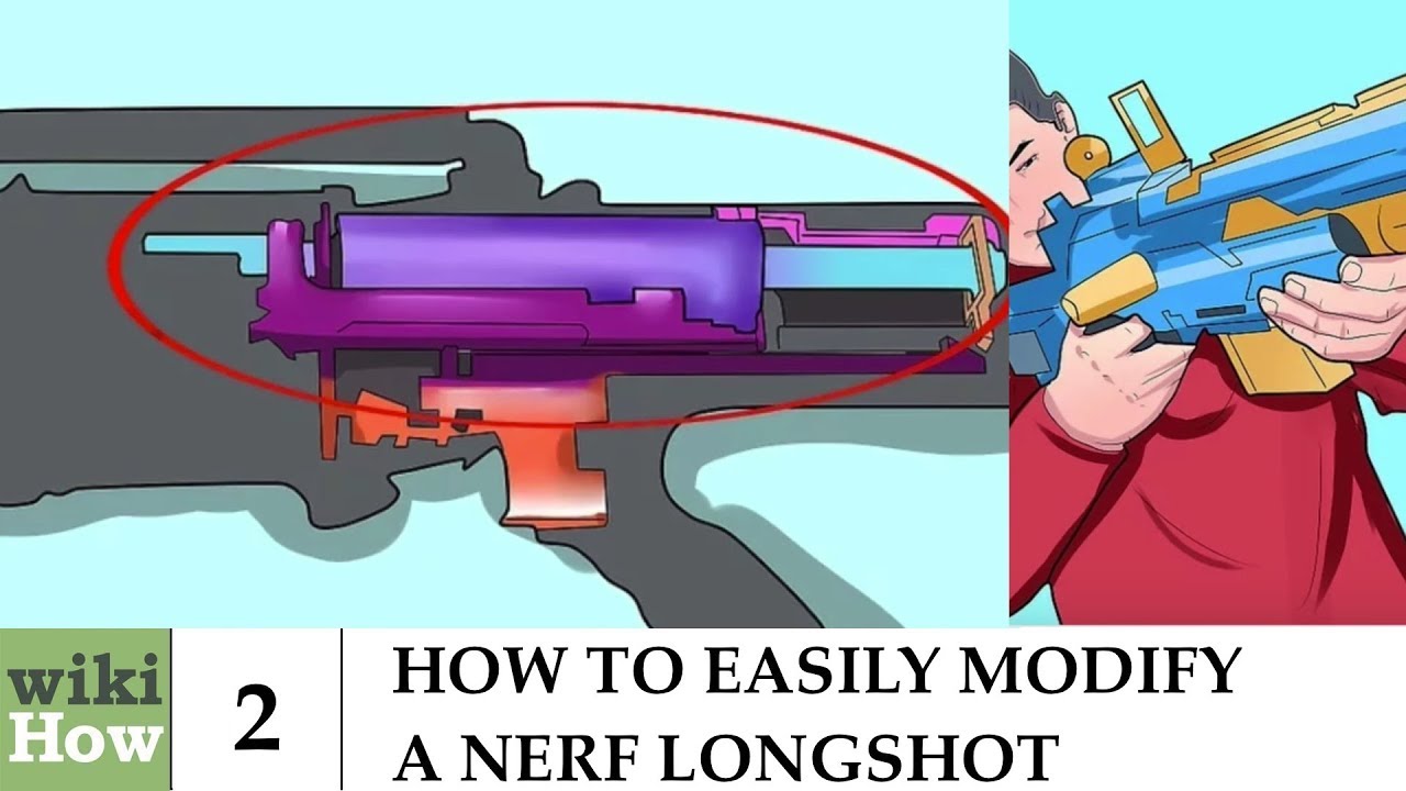 wikiHow: Как легко модифицировать Nerf Longshot