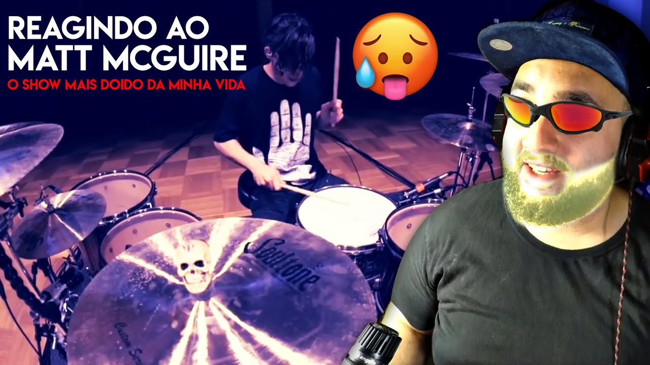 Reagindo a bateristas gringos do YOUTUBE 🥵 MATT MCGUIRE