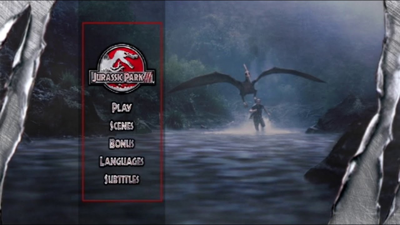 Jurassic Park 3 DVD Menu