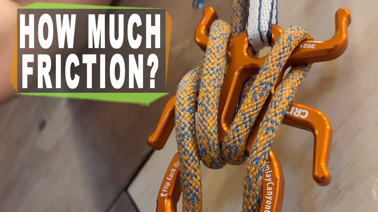 Friction Tests on canyon lowering devices