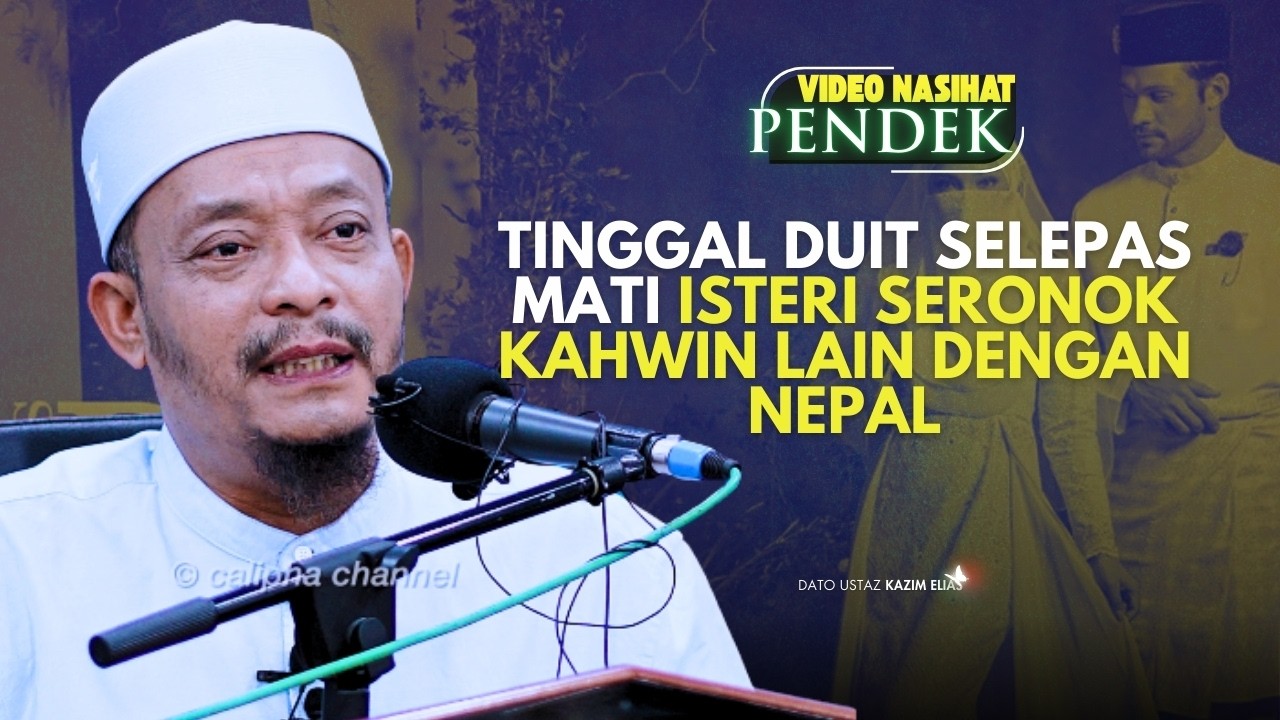 DATO USTAZ KAZIM ELIAS - PULUN CARI DUIT UNTUK TINGGALAN SELEPAS MATI