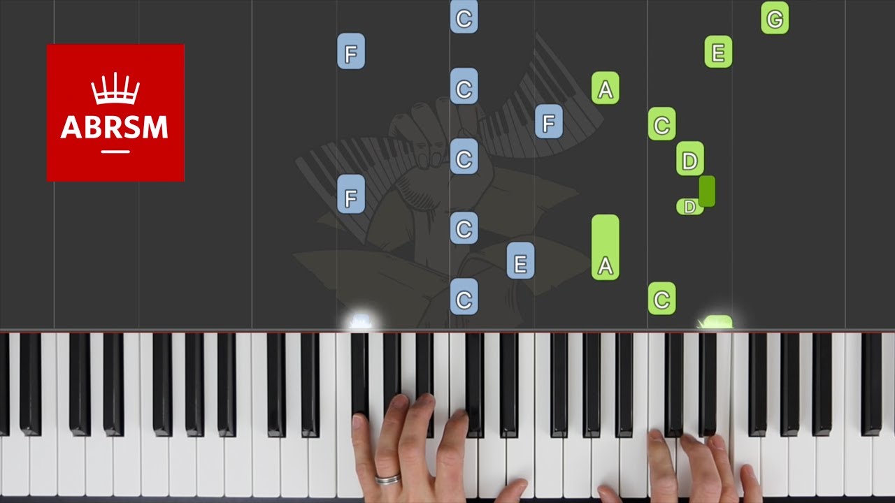 Changing Times / ABRSM Piano Grade 5 2021 & 2022, C:2 / Synthesia Piano tutorial