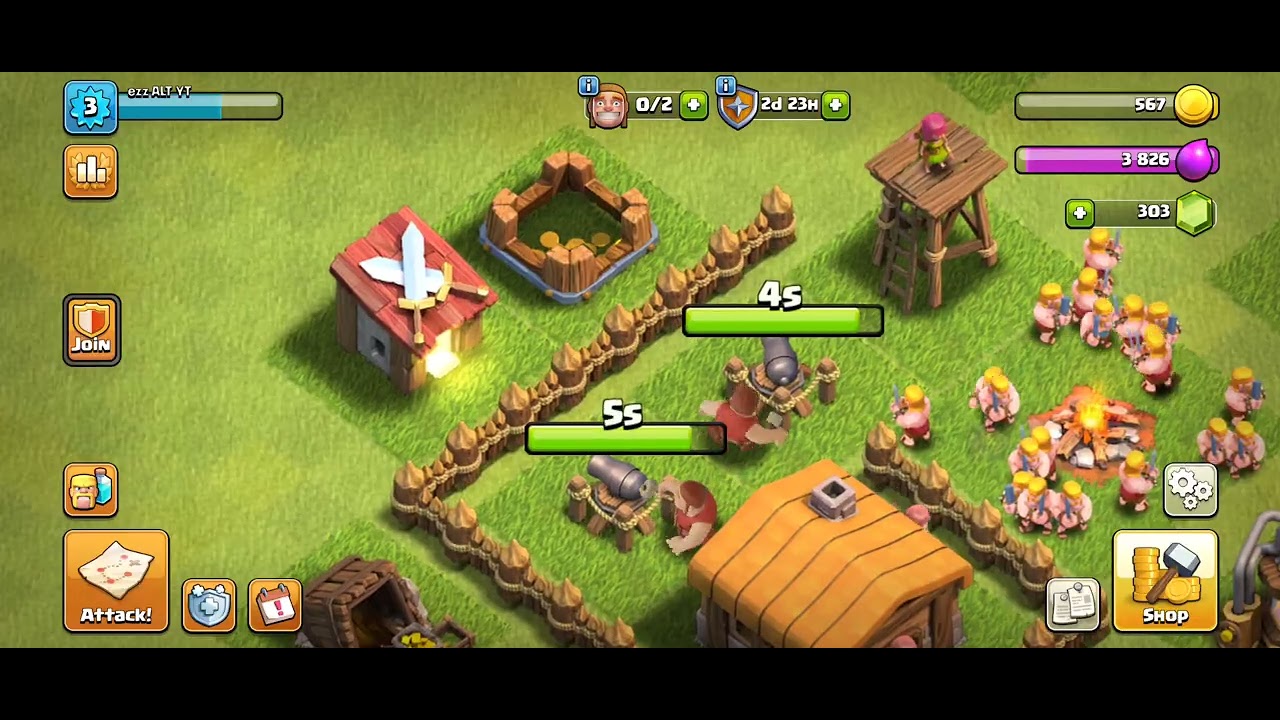 Part 1 of trying to beat coc