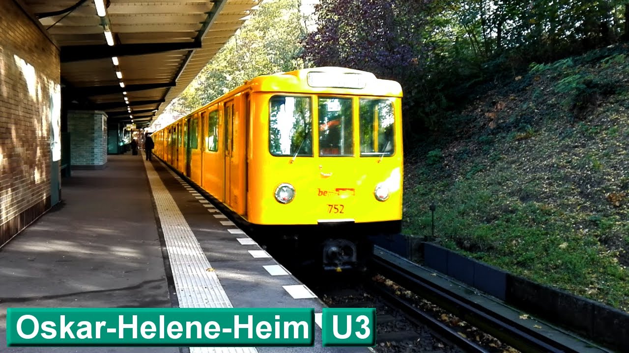Oskar-Helene-Heim U3 : Берлинский метрополитен ( BVG A3L71 - A3L92 )