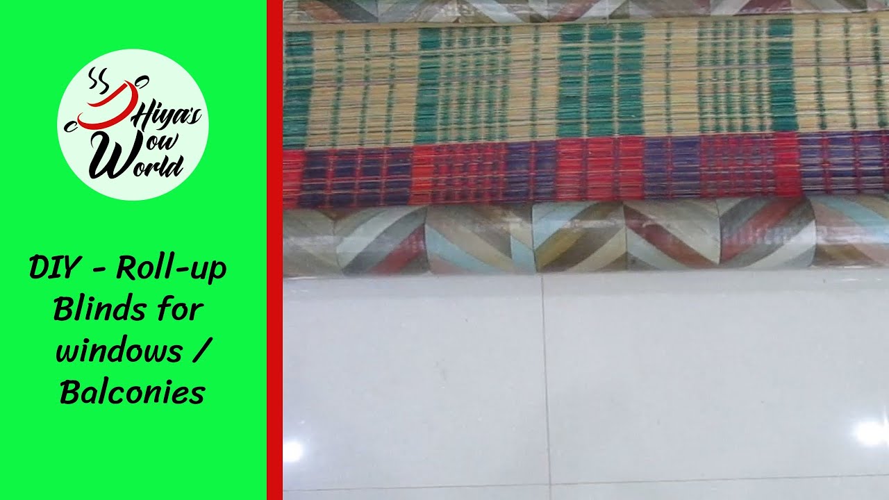 DIY Roll-up Blinds for Windows/Doors/Balconies | Shade | Useful DIY's in tamil | Cool Summer DIY's