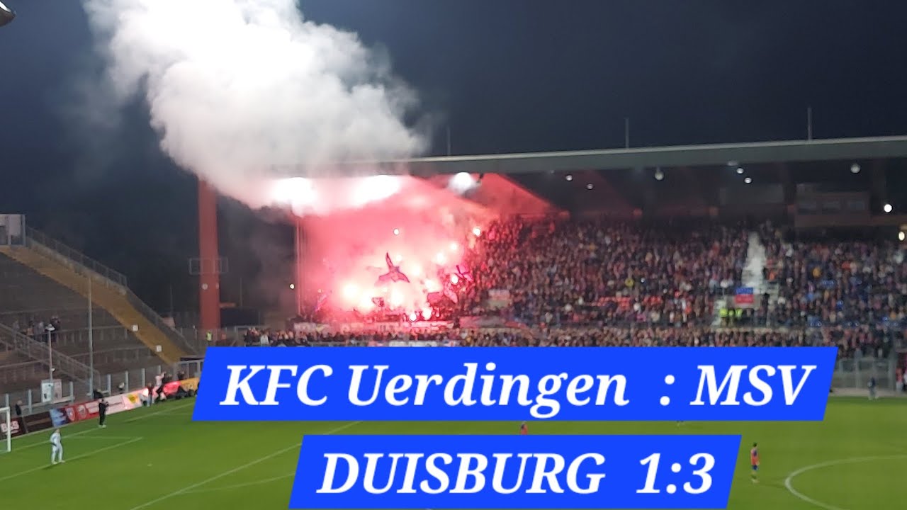 Und schon wieder keine Kohle KFC. KFC : MSV 1 : 3 Impressionen 