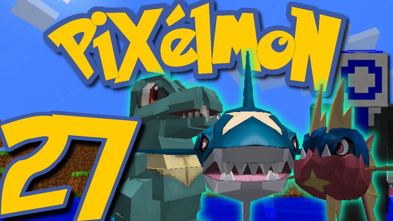 Pixelmon Ep. 27 - WATER POKEMON CATCHING SPREE! (Pixelmon Version 3.0.2)