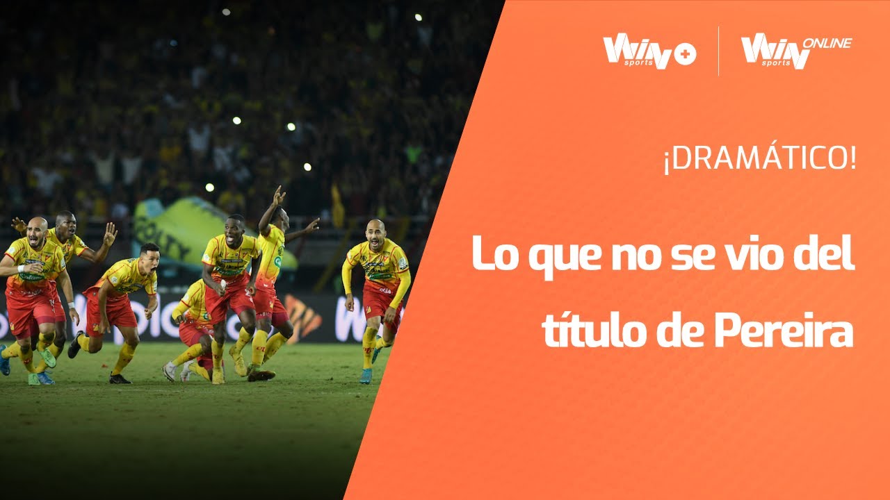 ¡Emotivo! Lo que no se vio del título de Deportivo Pereira