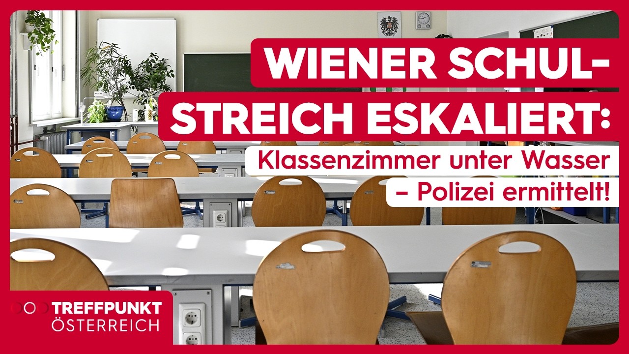 Wiener Schulstreich eskaliert: Klassenzimmer unter Wasser – Polizei ermittelt!