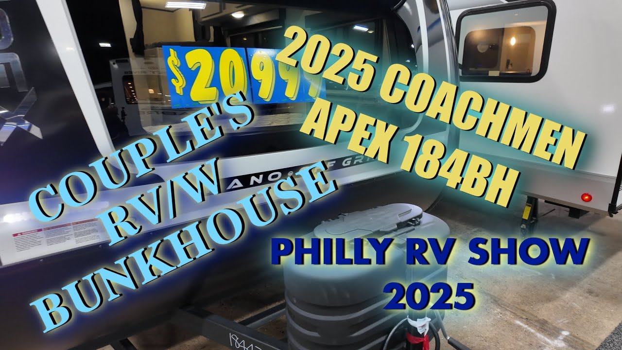 COACHMEN APEX 184BH - Great Solo/Couples RV with Bunks - Sub $25K  #rvlife #camping #traveltrailer
